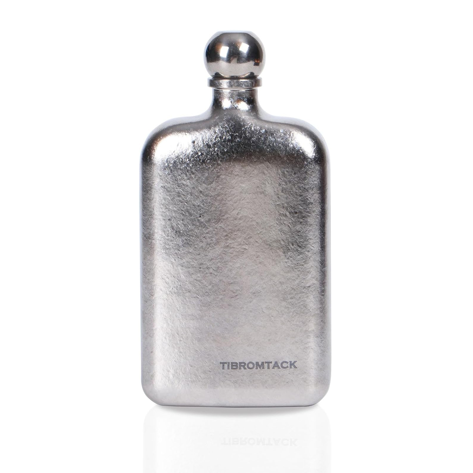 TIBROMTACK 8oz Hip Flask for Men&Women-Titanium Pocket Liquor Flask for Camping - Decorative Bling Gifts for Wedding Party
