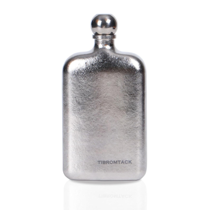 TIBROMTACK 8oz Hip Flask for Men&Women-Titanium Pocket Liquor Flask for Camping - Decorative Bling Gifts for Wedding Party