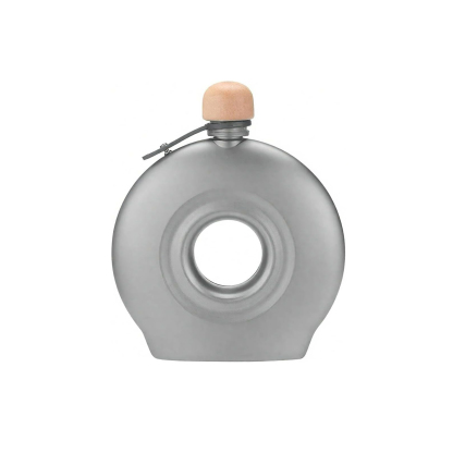 Titanium Hollow Wine Pot, 93g Ultra-Light & Corrosion-Resistant, Leak-Proof Seal Lid, Rust-Proof Liquor Flask - Free Funnel Included​ 