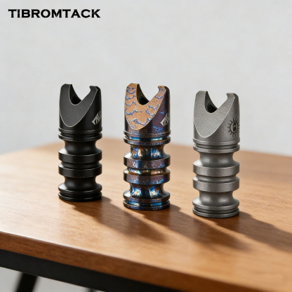 TIBROMTACK Titanium Multitool, Compact Titanium Bottle Opener & Hex Wrench, 28g Lightweight High-Strength EDC Tool for Home, Camping, Bicycle Repair