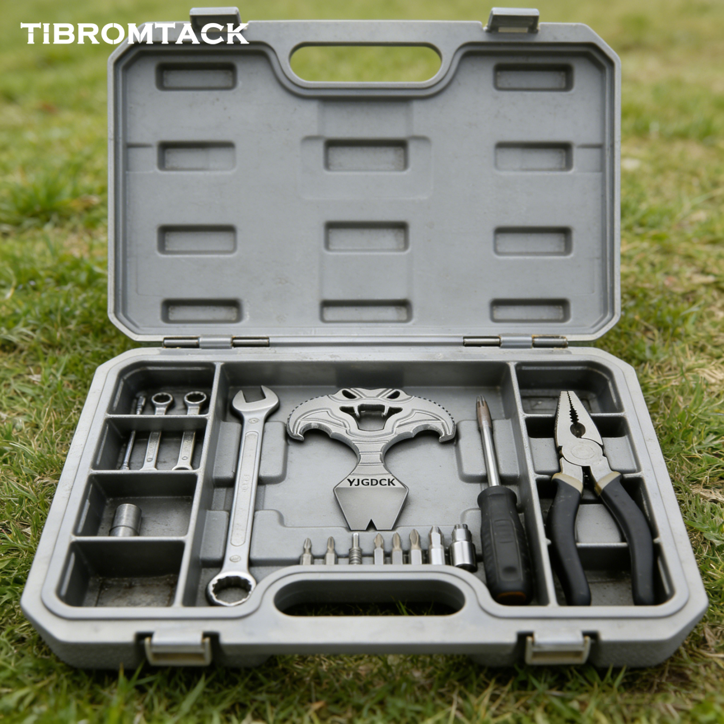 TIBROMTACK Titanium EDC Pry Bar, Mini 1.2oz Lightweight Multitool for Camping, Emergency Situations, Bottle Opener