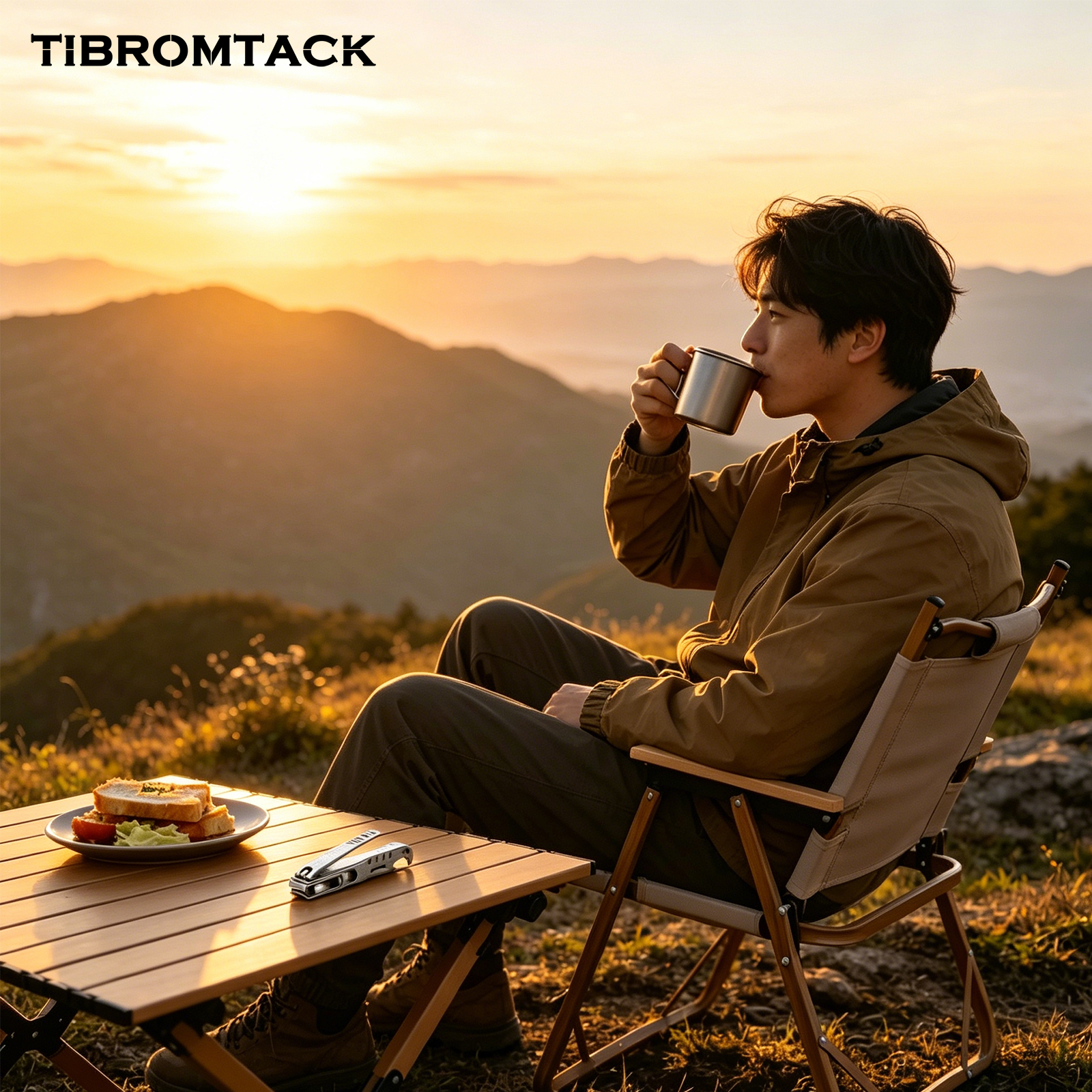 TIBROMTACK Gr5 Titanium Nail Clipper, Multi-Functional Nail Cutter for Fingernails & Toenails, Lightweight Rust-Proof Nail Clippers with Bottle Opener & Keychain