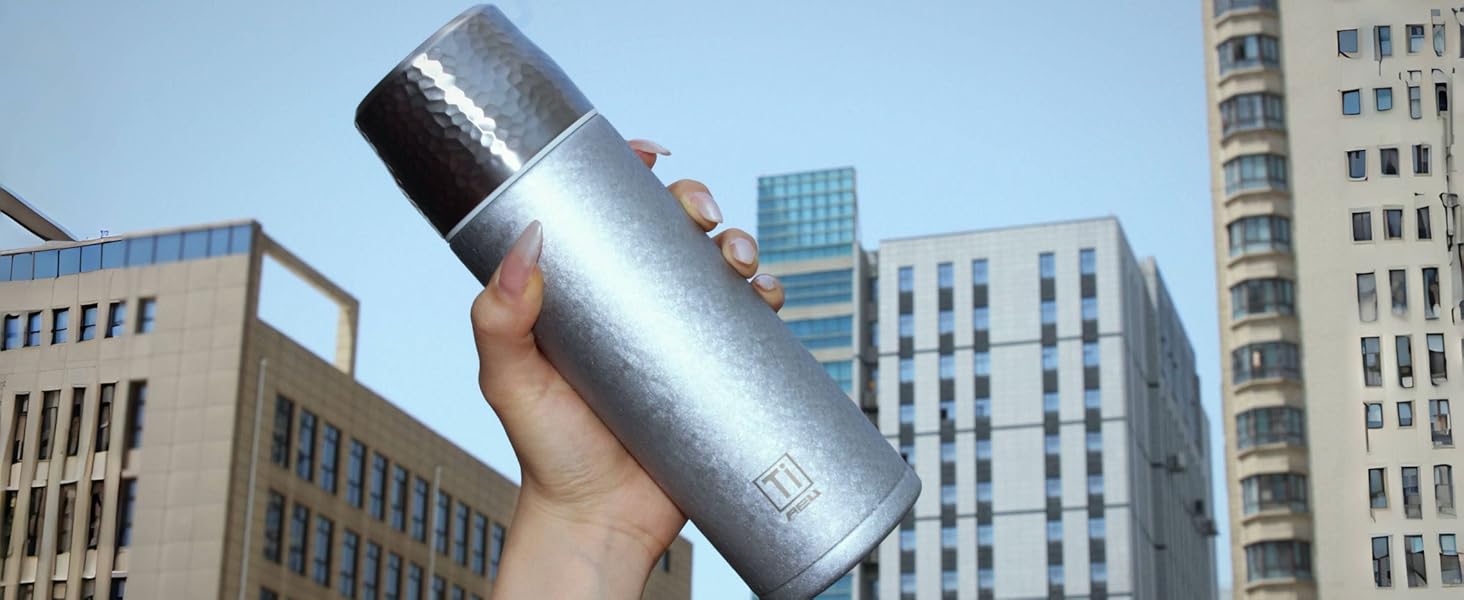 Titanium water bottle