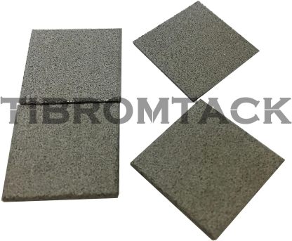 Titanium Microporous Plate, Porous Titanium Plate, Metal Powder Sintered Plate with Gas Homogenization Treatment, 30 * 30 * 1mm, 4 pieces