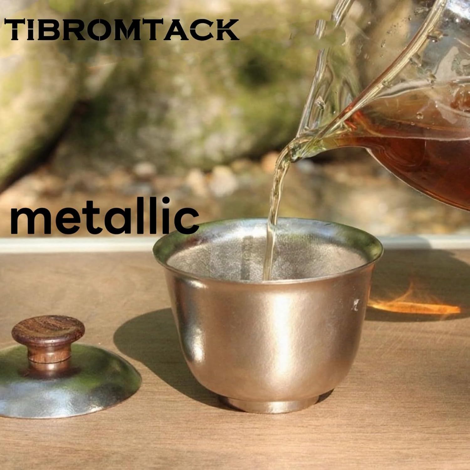 Titanium Tea Cup - Food-Grade, Ultralight & Rust-Resistant, Suitable for Daily Use & Outdoor Activities, Heat-Resistant Design with Comfortable Grip, BPA-Free Drinkware​