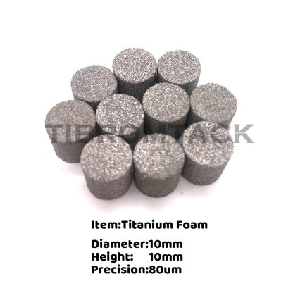 Titanium Powder Sintered Filter Block for Battery or Supercapacitor Anode Substrate, Reliable Quality Customized Micron Sintered Porous Metal Filter Column