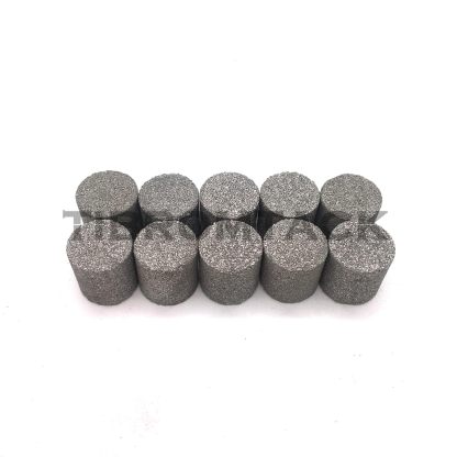 Titanium Powder Sintered Filter Block for Battery or Supercapacitor Anode Substrate, Reliable Quality Customized Micron Sintered Porous Metal Filter Column