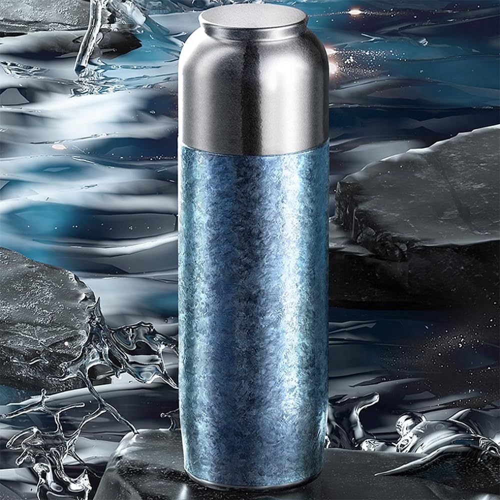 Pure Titanium Vacuum Flask - 420ML Perfect Capacity, Long-lasting Heat & Cold Retention, Healthy & Safe, Lightweight & Durable, Ideal for Outdoor Activities and Daily Commuting