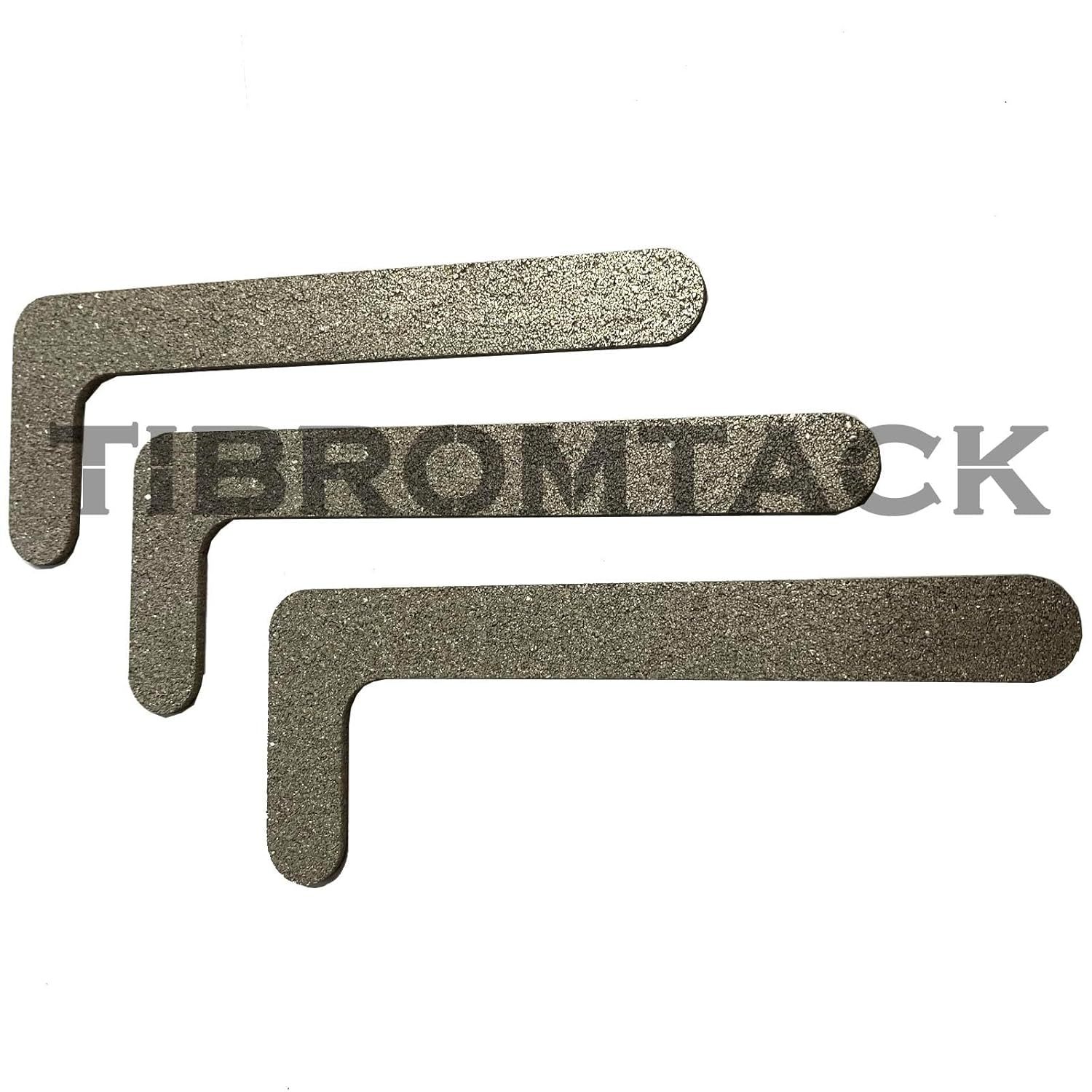 3 Pcs“L-Shape”Titanium Metal Powder Sintered Filter Plate Ultra Fine Body Filter Plate Small Precision Porous Titanium Plate Precision 80μm