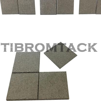Titanium Microporous Plate, Porous Titanium Plate, Metal Powder Sintered Plate with Gas Homogenization Treatment, 30 * 30 * 1mm, 4 pieces