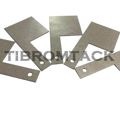 3 Pc Titanium Metal Powder Sintered Sponge Titanium Filter Post Plate and Hole Evaporator Accessories Small Precision Fine Filtration Porous Titanium Plates