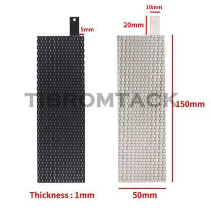 2PCS Electrodes, Titanium Anode Mesh with MMO Ruthenium-Iridium Coating and Cathode Electrolytic Mesh