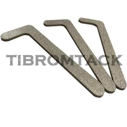 3 Pcs“L-Shape”Titanium Metal Powder Sintered Filter Plate Ultra Fine Body Filter Plate Small Precision Porous Titanium Plate Precision 80μm