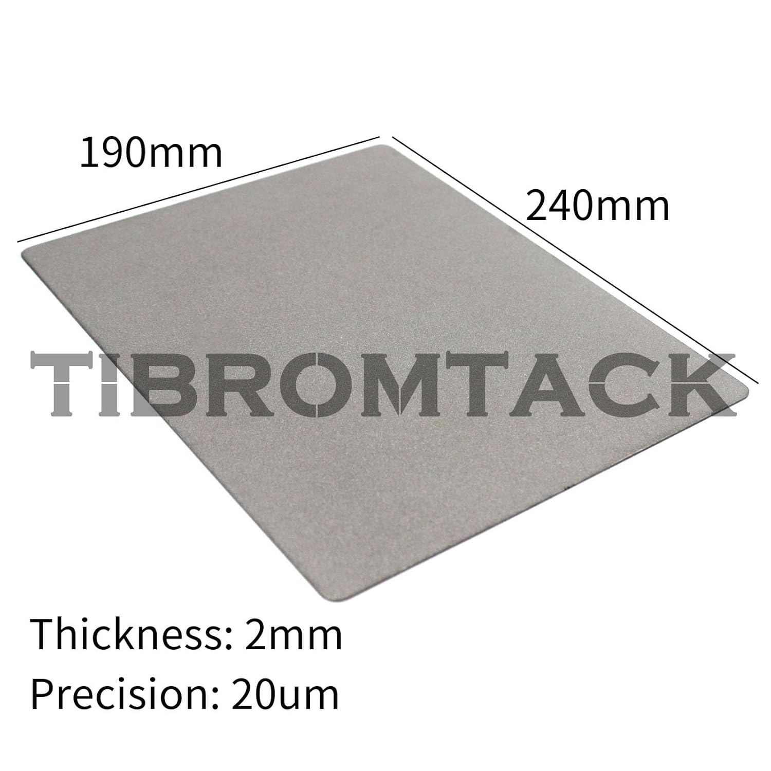 Titanium Plate Sheet Powder Sintered Filter for Laboratory Materials and Mechanical Parts Processing, 240x190x2mm