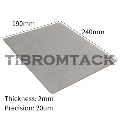 Titanium Plate Sheet Powder Sintered Filter for Laboratory Materials and Mechanical Parts Processing, 240x190x2mm