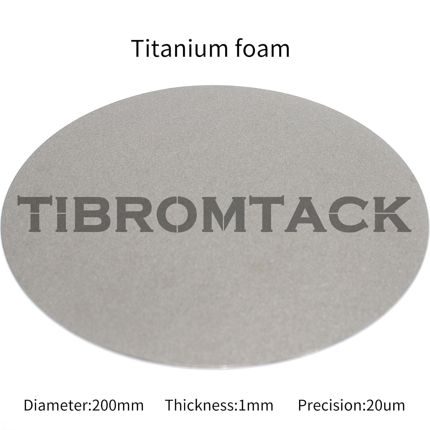 Titanium Powder Sintered Filter for Hydrogen Energy Fuel Cells, Customized Micron Sintered Porous Metal Filter Dia 200mm
