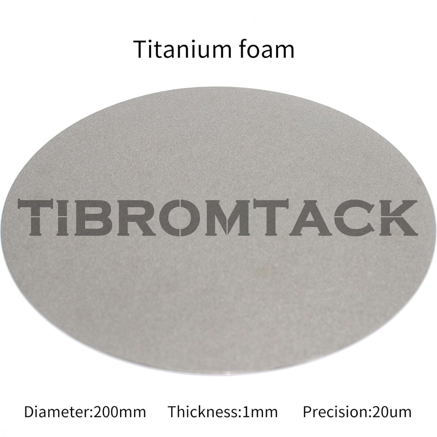 Titanium Powder Sintered Filter for Hydrogen Energy Fuel Cells, Customized Micron Sintered Porous Metal Filter Dia 200mm