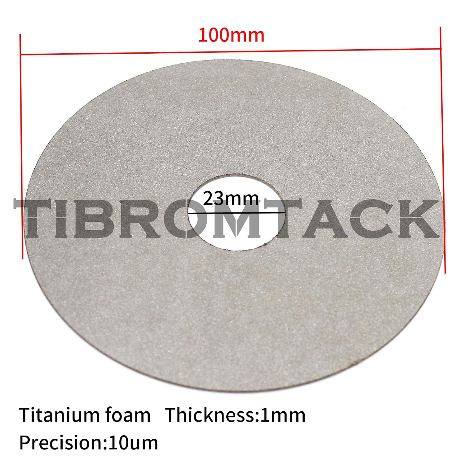 Titanium Metal Foam Ti Sintered Filter Block for Battery or Supercapacitor Anode Substrate，Precision Filtration Industry 210x160x1mm Microns Porous Filter (10um)
