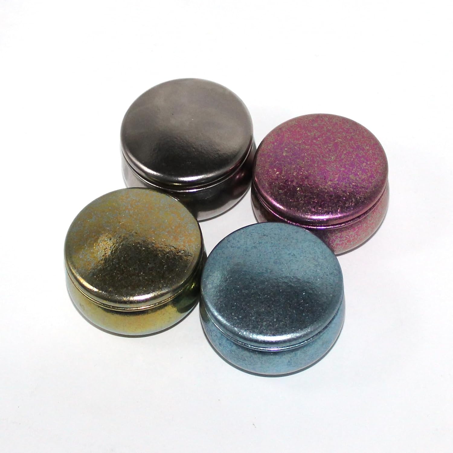 Premium Pure Titanium Mini Tea Tin Canister, Airtight Tea Container, Lightweight and Durable, Suitable for Loose Leaf Tea, Spices, Herbs - Ideal for Travel and Home Use​ 