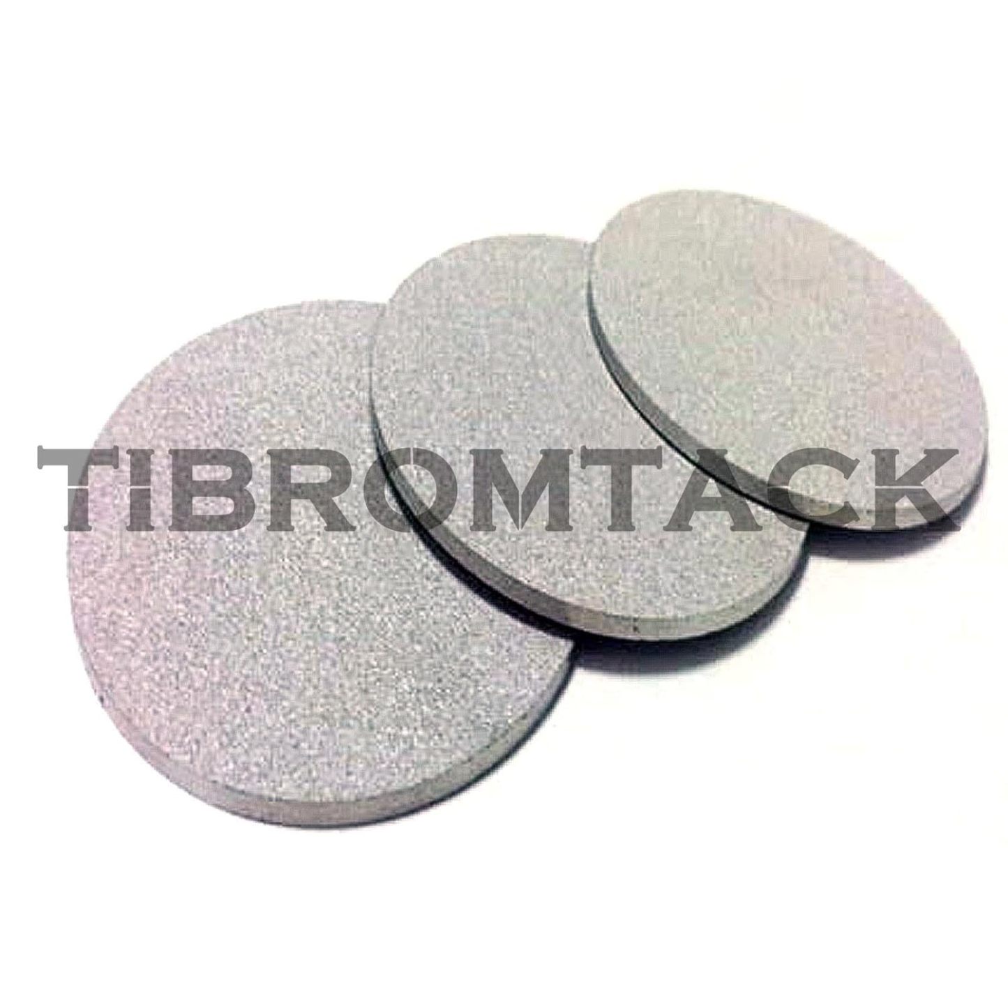 TIBROMTACK Stainless Steel Powder Sintered Filter Round Plates,Ultrafine Body Filter Supply Chemical Pharmaceutical,Diameter 3.93in,Precision 30μm,Thickness 0.11in