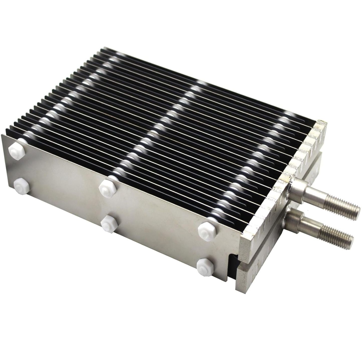 TIBROMTACK Titanium Anode 14 Titanium Anode Plates with Ruthenium Iridium Coating and 15 Titanium Cathode Plates Without Coating,for HHO Electrolysis Cell or Pool Water and Swimming Pool Cleaning