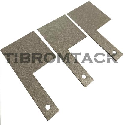 3 Pc Titanium Metal Powder Sintered Sponge Titanium Filter Post Plate and Hole Evaporator Accessories Small Precision Fine Filtration Porous Titanium Plates