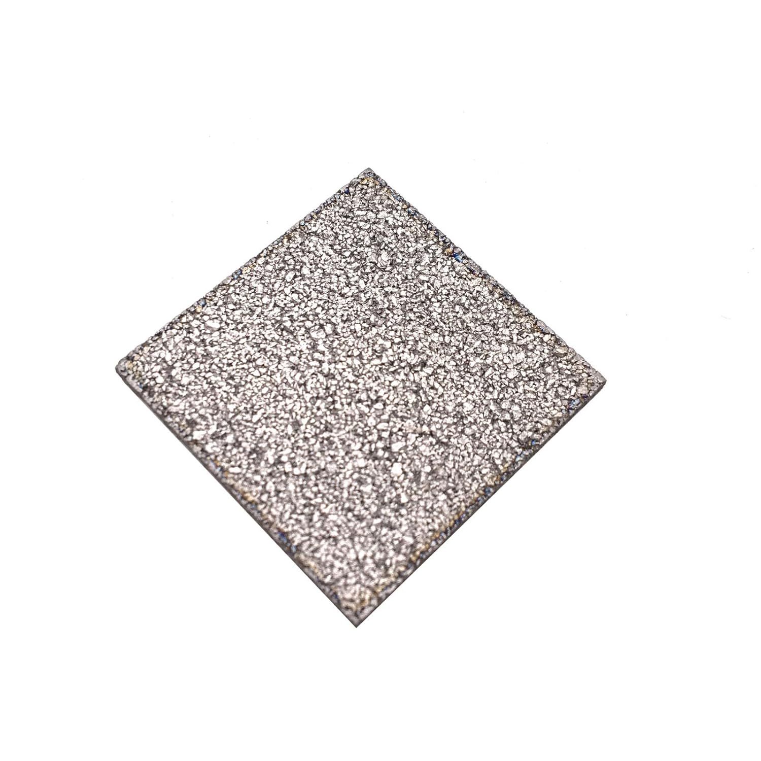 1 Pc Titanium Powder Sintered Sheet, Large Precision Titanium Filter Sheet for Ultra-fine Fine Body Filtration, 50 * 50 * 2mm
