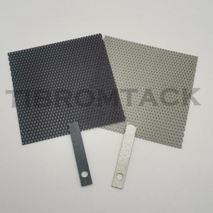 Titanium Anode Mesh with MMO Ruthenium-Iridium Coating and Cathode Electrolytic Mesh Without Coating for Chlor-Alkali Industry or Swimming Pool Cleaning