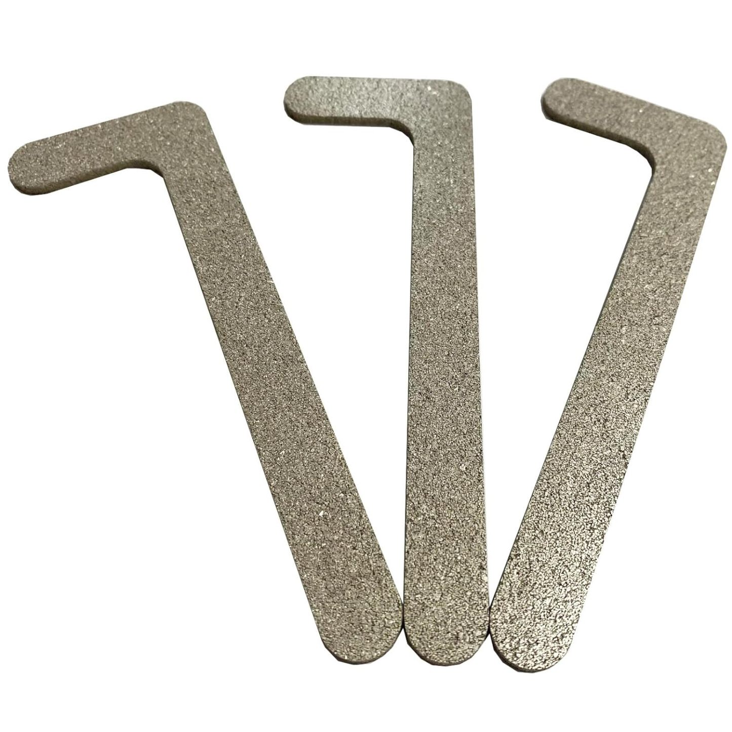 3 Pcs“L-Shape”Titanium Metal Powder Sintered Filter Plate Ultra Fine Body Filter Plate Small Precision Porous Titanium Plate Precision 80μm