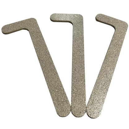 3 Pcs“L-Shape”Titanium Metal Powder Sintered Filter Plate Ultra Fine Body Filter Plate Small Precision Porous Titanium Plate Precision 80μm
