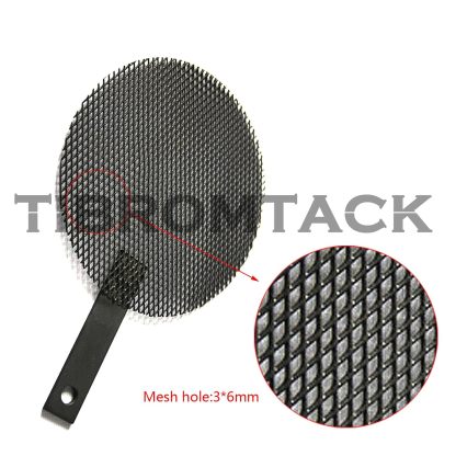 TIBROMTACK 1 Pcs Titanium Anode Mesh with MMO Ruthenium-Iridium Coating for Chlor-Alkali Industry or Swimming Pool Cleaning