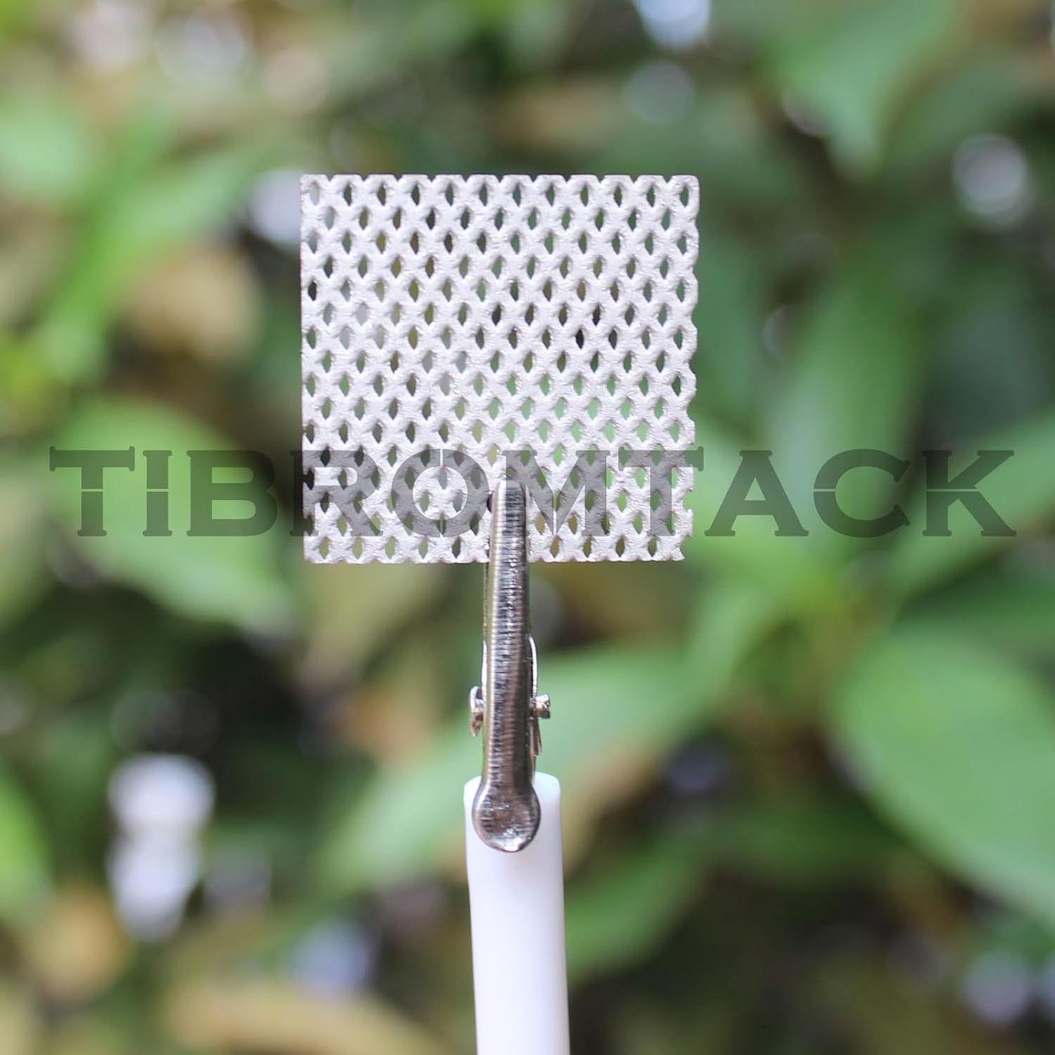 10 Pieces Platinum Coated Titanium Mesh Electrode with 1 Holder for Electrochemical Reaction