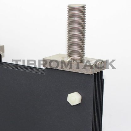 MMO Titanium Anode Component all 8 Plates 200 * 200 * 1mm Titanium Ru Coated with 2 Poles on Top to Change The Polarity