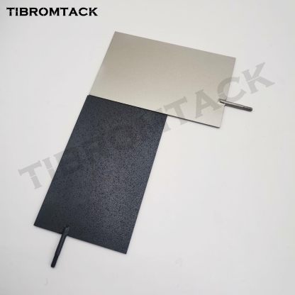 2PCS Electrodes, Titanium Anode Plate with MMO Ruthenium-Iridium Coating and Cathode Electrolytic Plate without Coating for Electrochemical Application and Swimming Pool Cleaning