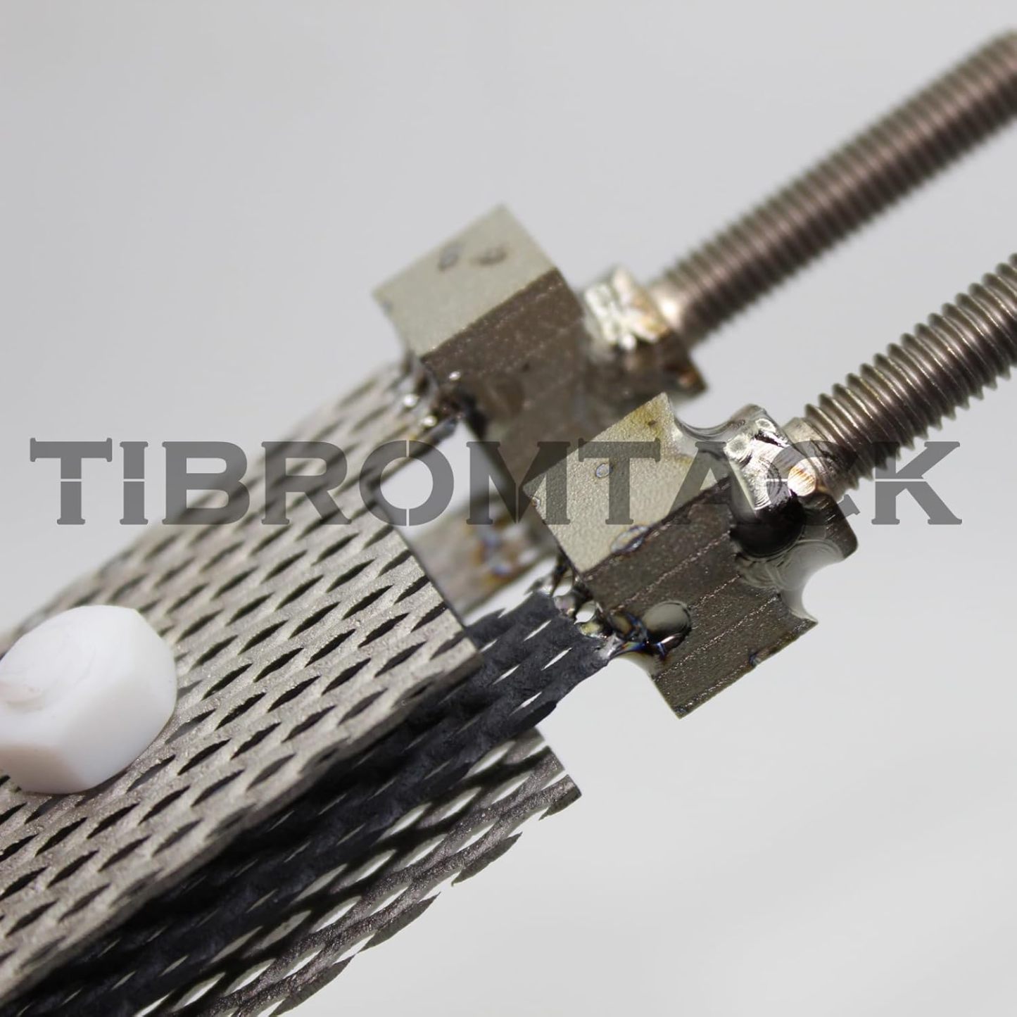 Titanium Anodes 1 Set with Ruthenium-Iridium Coating for Chlorine or Hydrogen Electrolyzers,Consists of One Anode and Two Cathodes