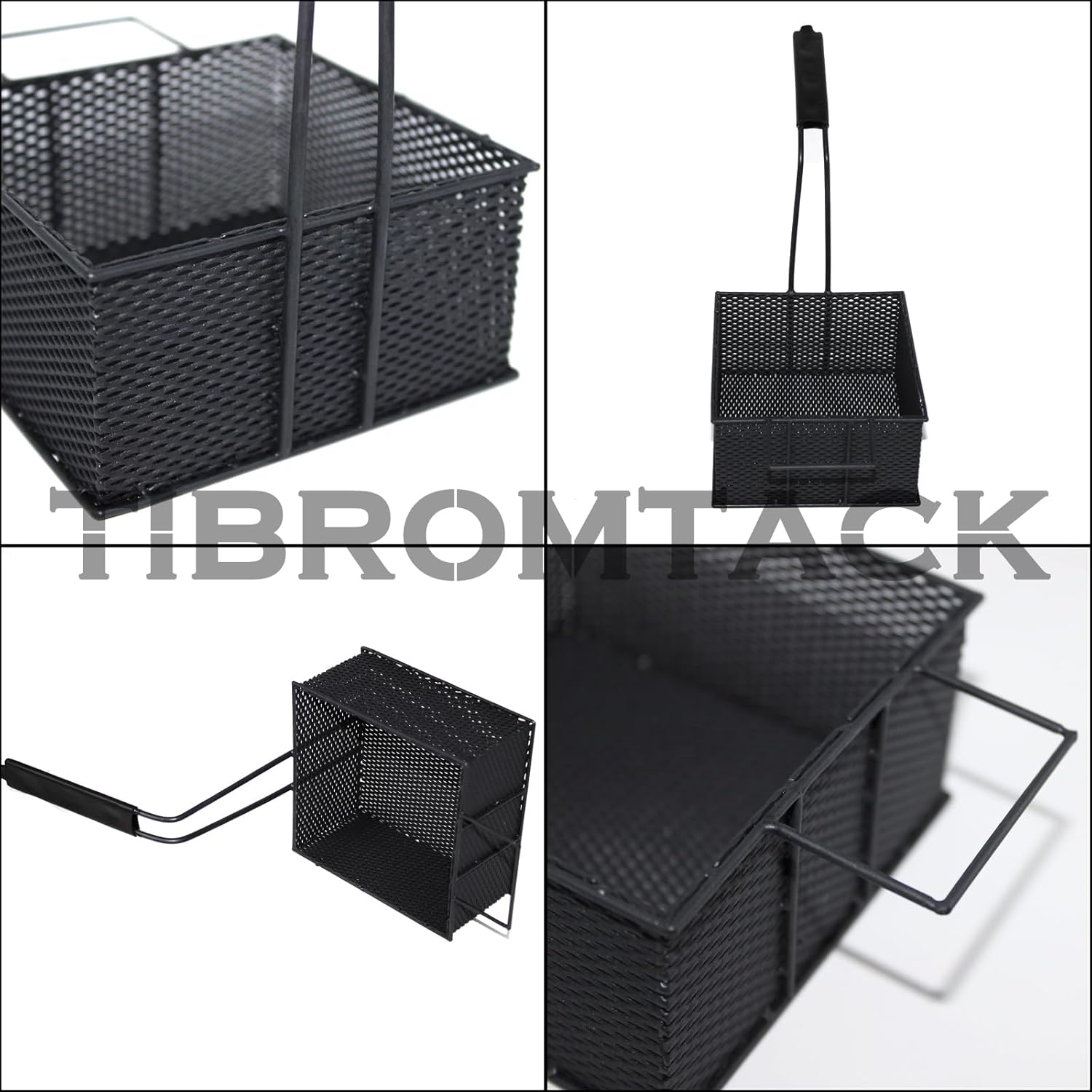 MMO Titanium Anode Basket with Ruthenium Iridium Coating - 100x100x50mm Gr1 Pure Titanium Mesh Electrode for Electroplating,Electrolysis,Cathodic Protection - Reinforced Handle & Acid Resistance