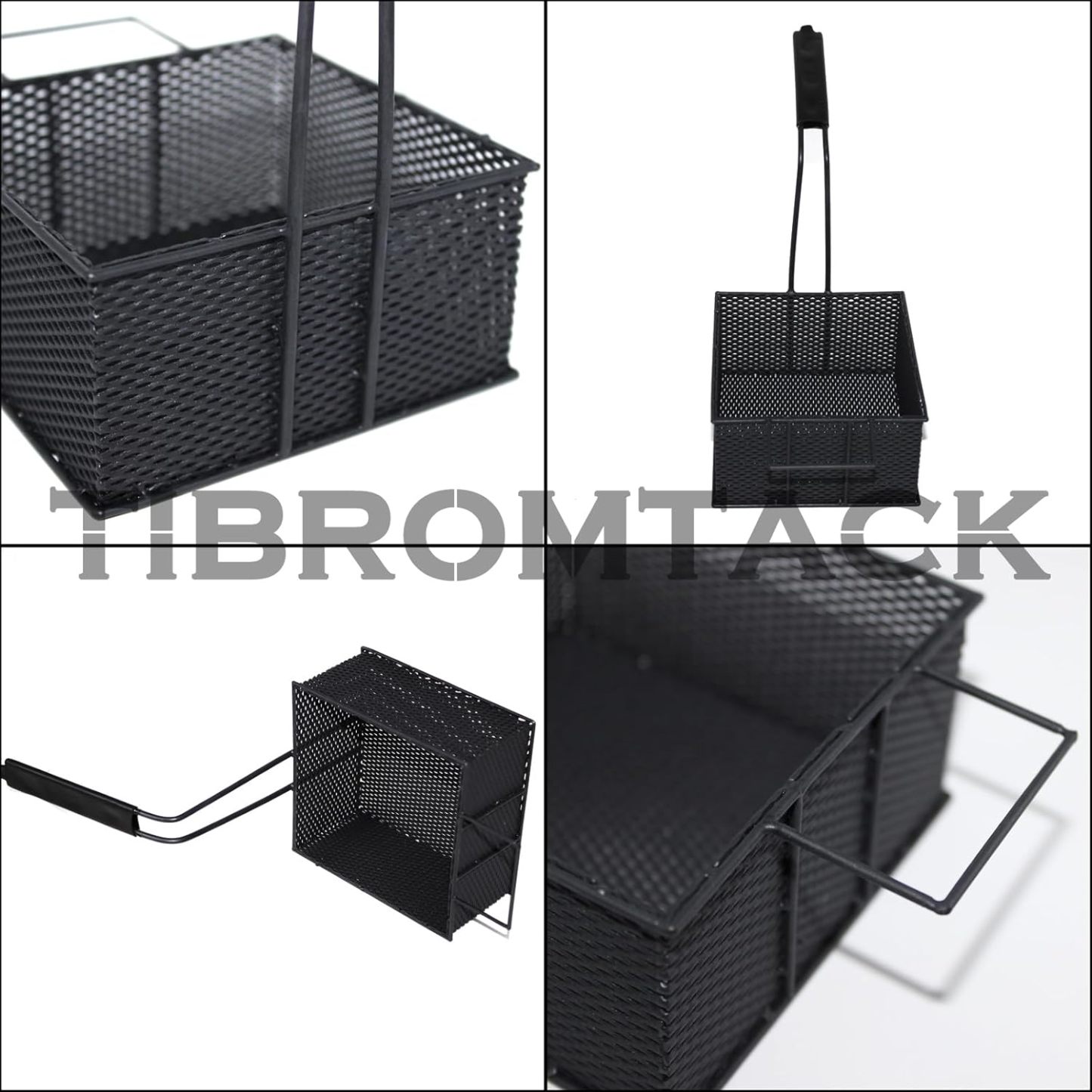 MMO Titanium Anode Basket with Ruthenium Iridium Coating - 100x100x50mm Gr1 Pure Titanium Mesh Electrode for Electroplating,Electrolysis,Cathodic Protection - Reinforced Handle & Acid Resistance