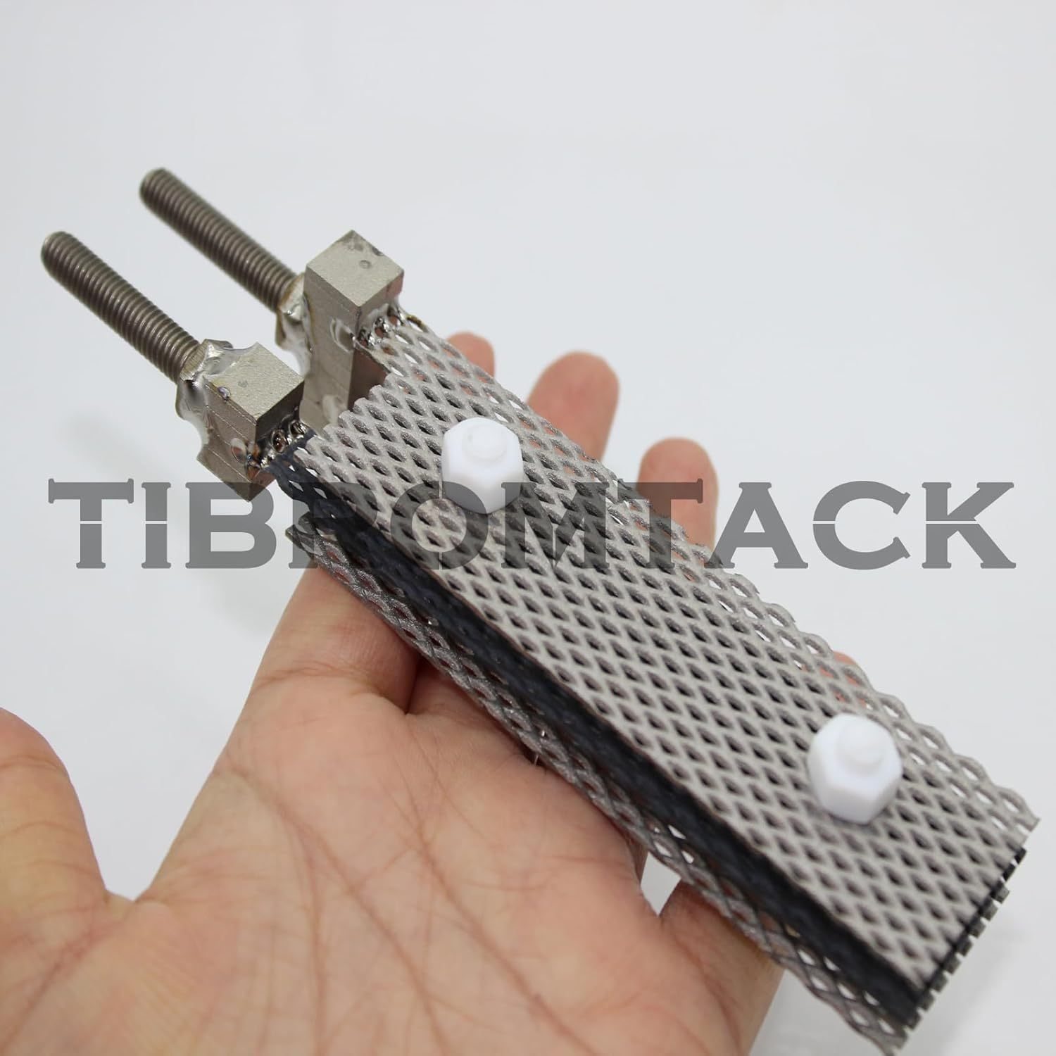 Titanium Anodes 1 Set with Ruthenium-Iridium Coating for Chlorine or Hydrogen Electrolyzers,Consists of One Anode and Two Cathodes