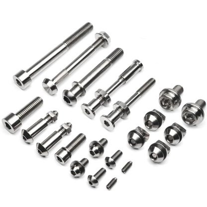 TIBROMTACK Titanium Bolts sets for Brompton Folding bike Whole Bicycle Ti Bolt screws set 2018+ C Line Bikes Ultra Light 124.8g Never Rust