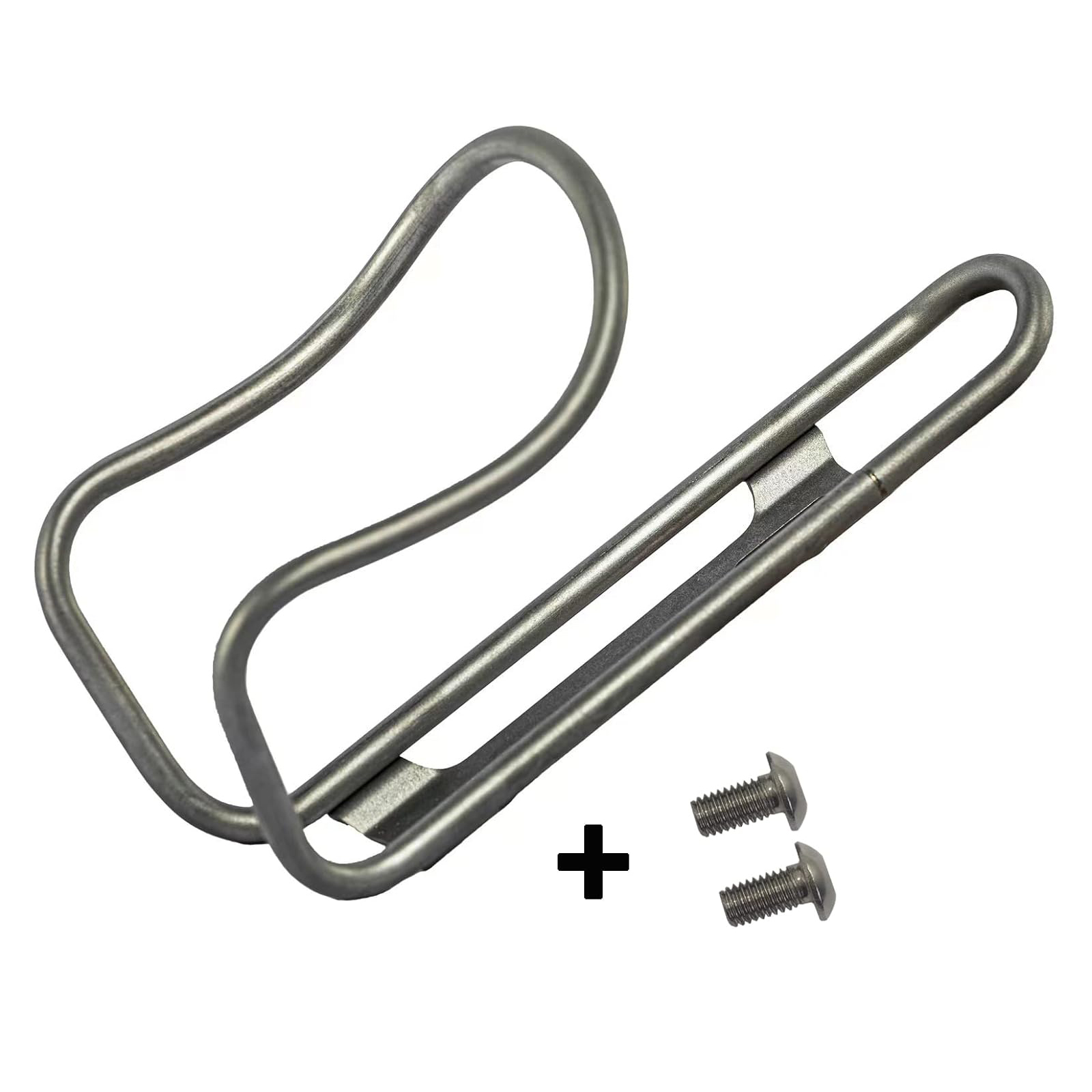 Bike Water Bottle Cage, Titanium Lightweight Bicycle Water Bottle Holder for Outdoor Cycling, Suitable for BMX, Road, MTB Mountain Bike