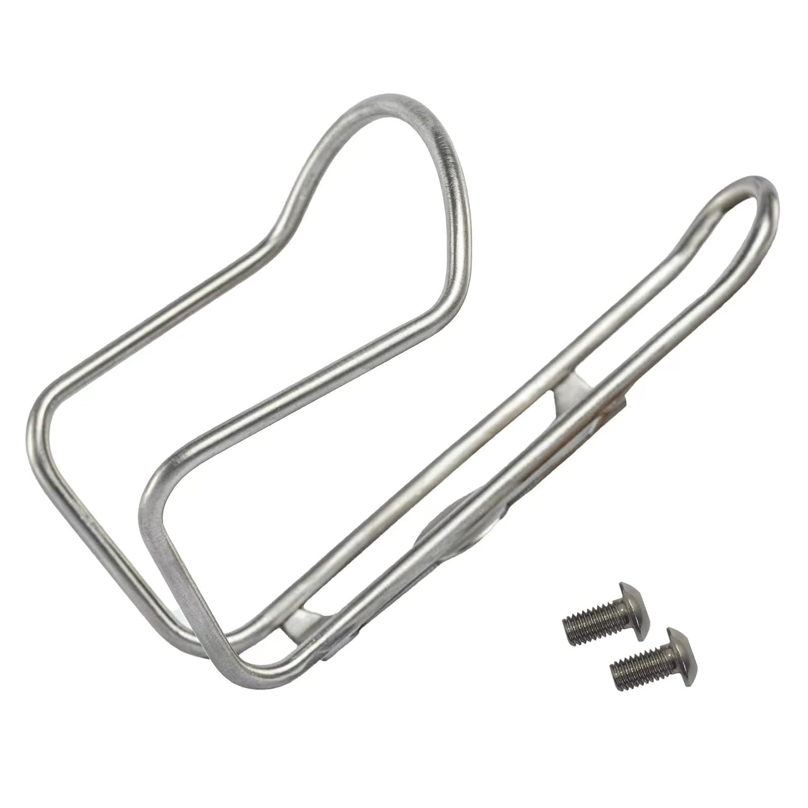 Bike Water Bottle Cage, Titanium Lightweight Bicycle Water Bottle Holder for Outdoor Cycling, Suitable for BMX, Road, MTB Mountain Bike