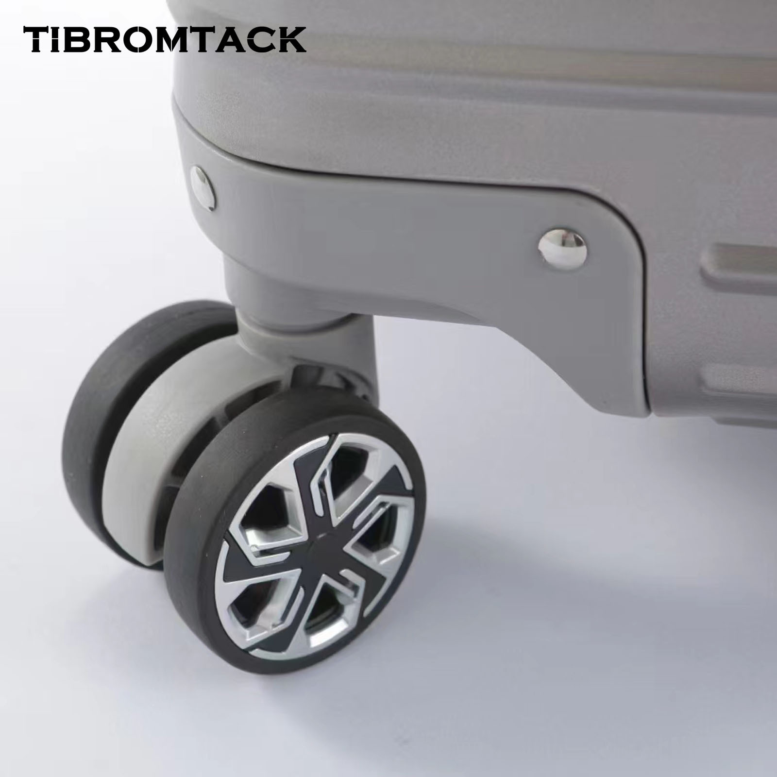 Titanium Carry On Luggage Airline Approved 20 Inch Suitcases with Wheels Luxury Metal Spinner Wheels Titan Metal Hard Shell with TSA Lock