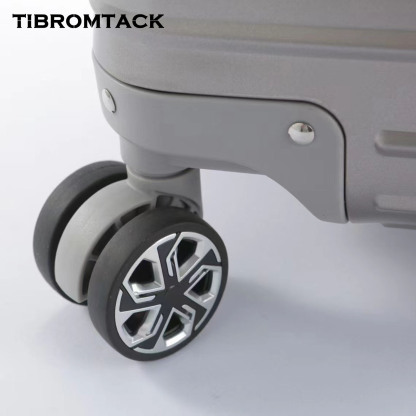 Titanium Carry On Luggage Airline Approved 20 Inch Suitcases with Wheels Luxury Metal Spinner Wheels Titan Metal Hard Shell with TSA Lock