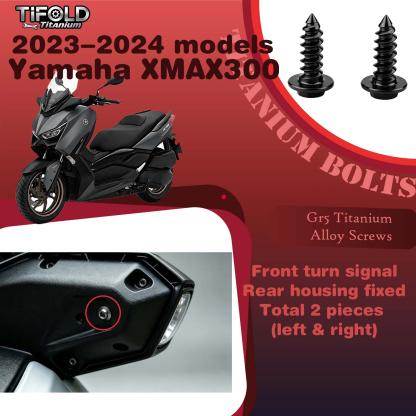 Titanium Alloy Screws for Modification, Fit for YAMAHA XMAX 300 23‑24 Mdels Motorcycle