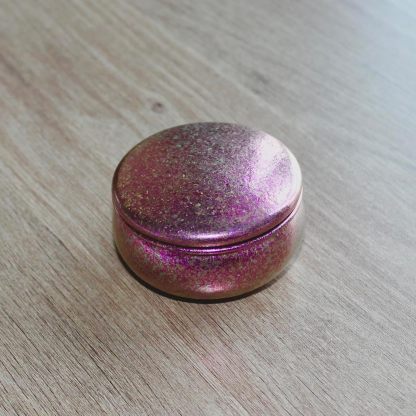 Premium Pure Titanium Mini Tea Tin Canister, Airtight Tea Container, Lightweight and Durable, Suitable for Loose Leaf Tea, Spices, Herbs - Ideal for Travel and Home Use​ 