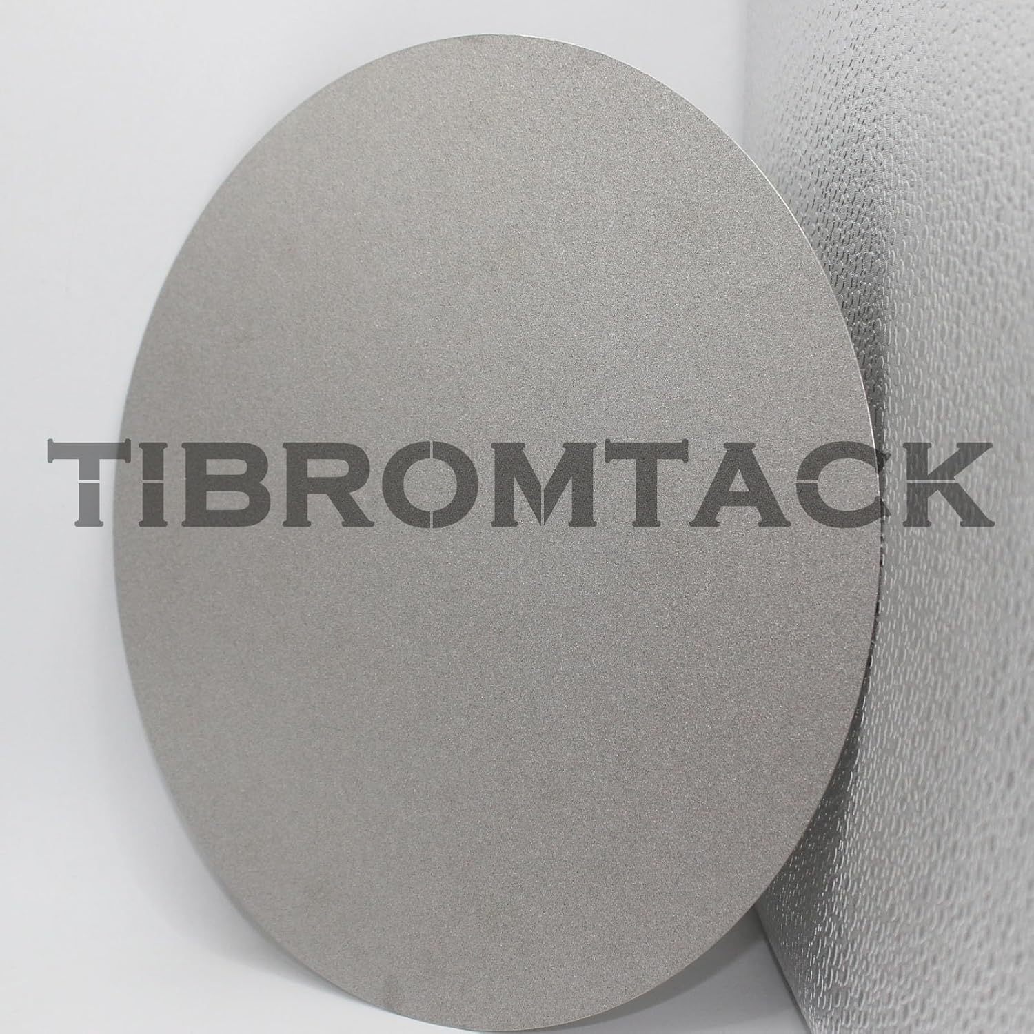 Titanium Powder Sintered Filter for Hydrogen Energy Fuel Cells, Customized Micron Sintered Porous Metal Filter Dia 200mm