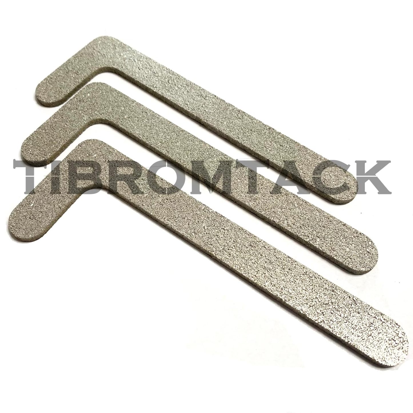 3 Pcs“L-Shape”Titanium Metal Powder Sintered Filter Plate Ultra Fine Body Filter Plate Small Precision Porous Titanium Plate Precision 80μm