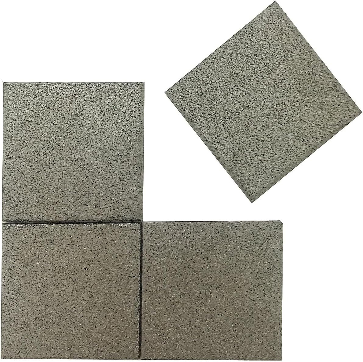 Titanium Microporous Plate, Porous Titanium Plate, Metal Powder Sintered Plate with Gas Homogenization Treatment, 30 * 30 * 1mm, 4 pieces