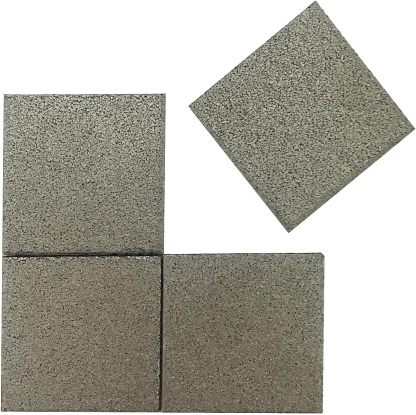 Titanium Microporous Plate, Porous Titanium Plate, Metal Powder Sintered Plate with Gas Homogenization Treatment, 30 * 30 * 1mm, 4 pieces