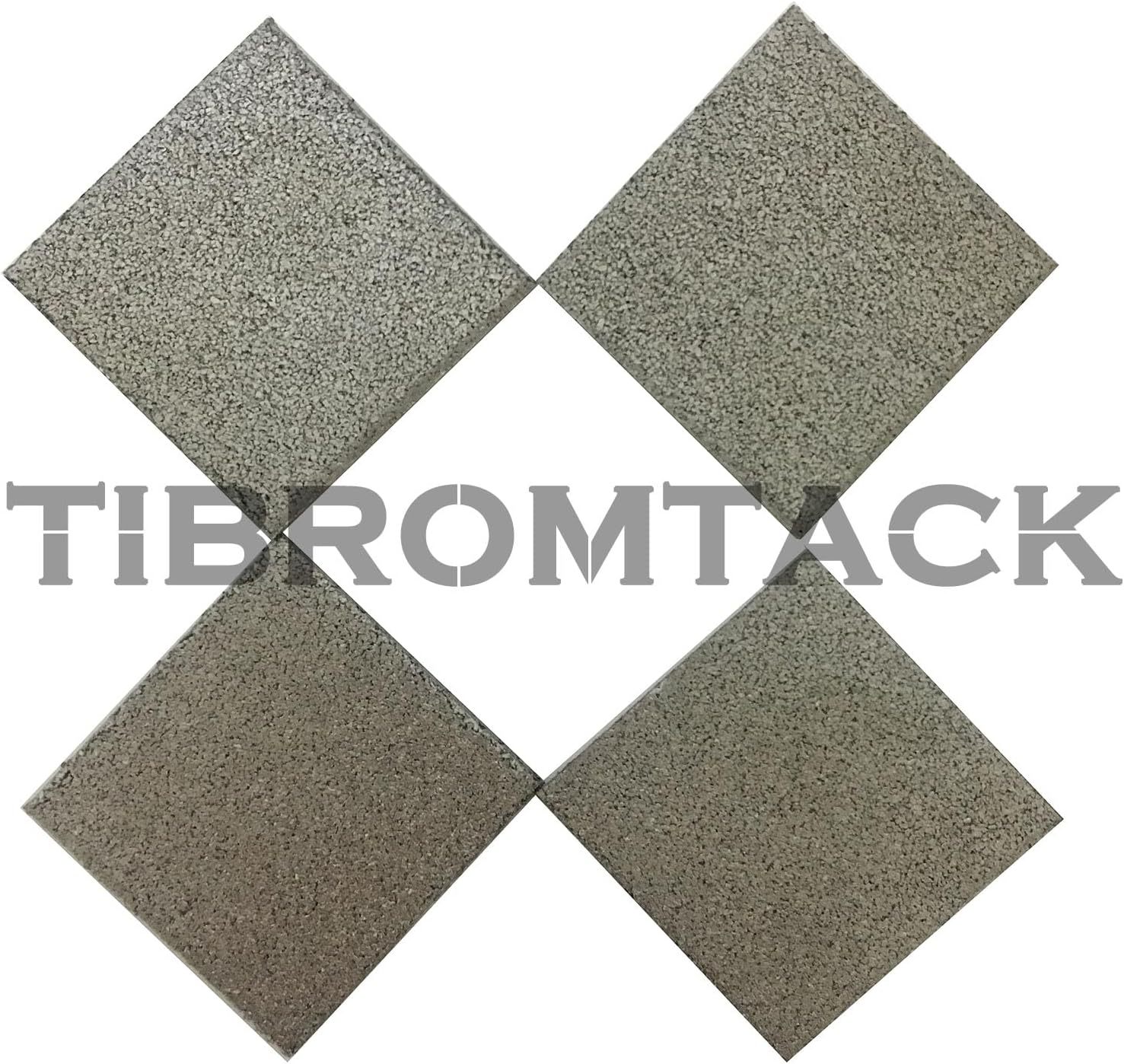 Titanium Microporous Plate, Porous Titanium Plate, Metal Powder Sintered Plate with Gas Homogenization Treatment, 30 * 30 * 1mm, 4 pieces